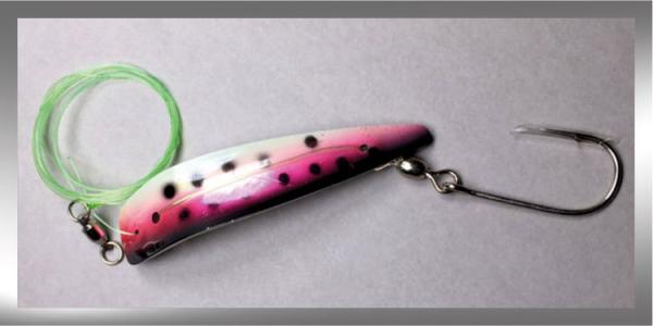 Hockey Stick, Größe: 3 (8.5 cm), Farbe: Rainbow-Trout on Chrome von Gibbs Delta